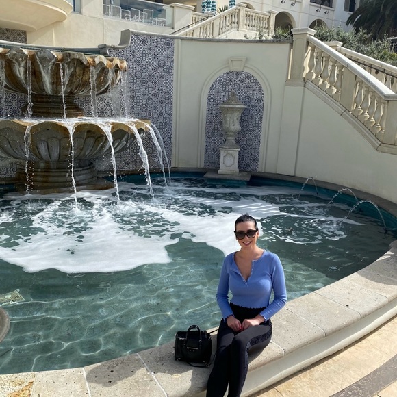 Lilac🪻 Cropped Waffle Knit Top - Picture 2 of 3